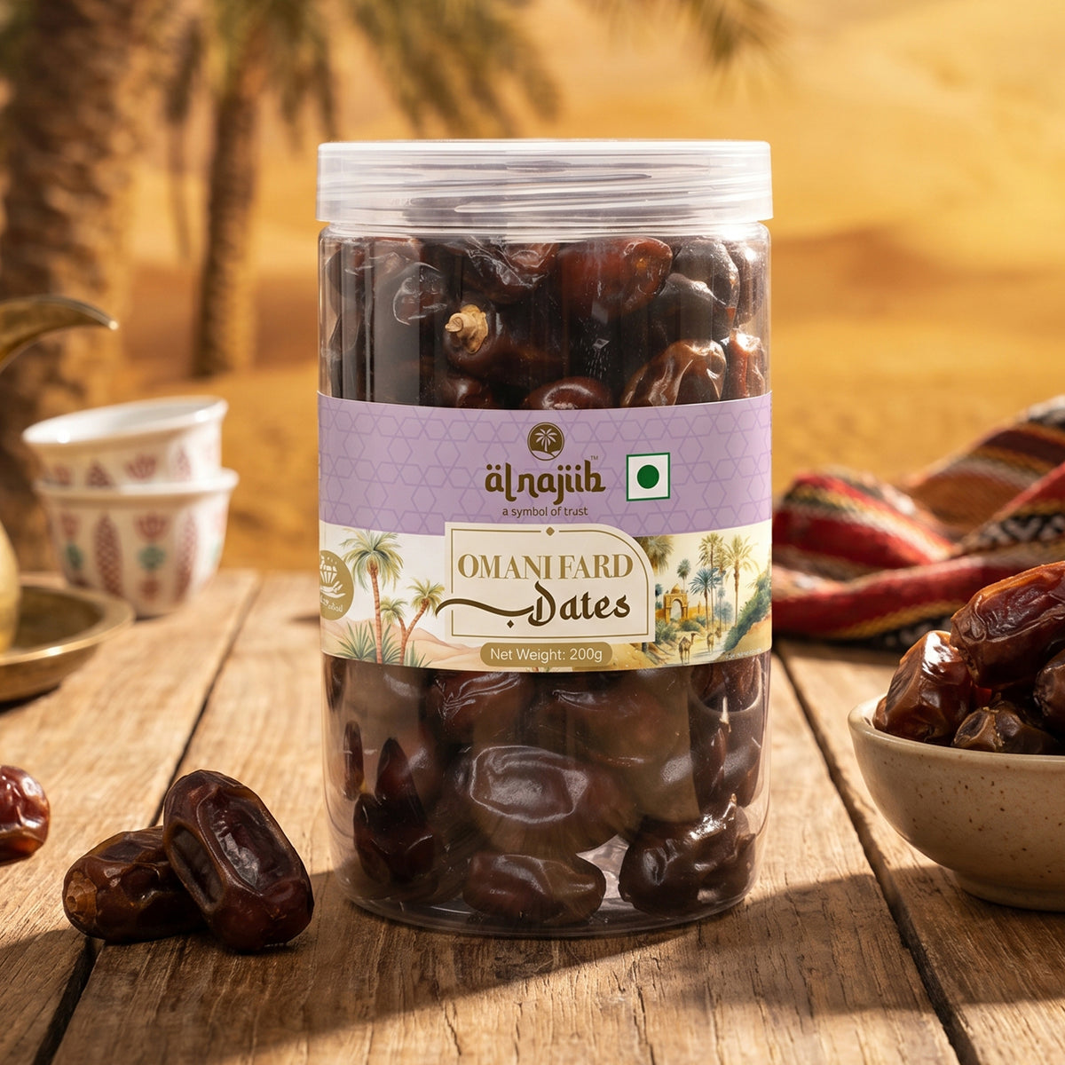 Al Najiib Omani Fard Dates Pet Jar