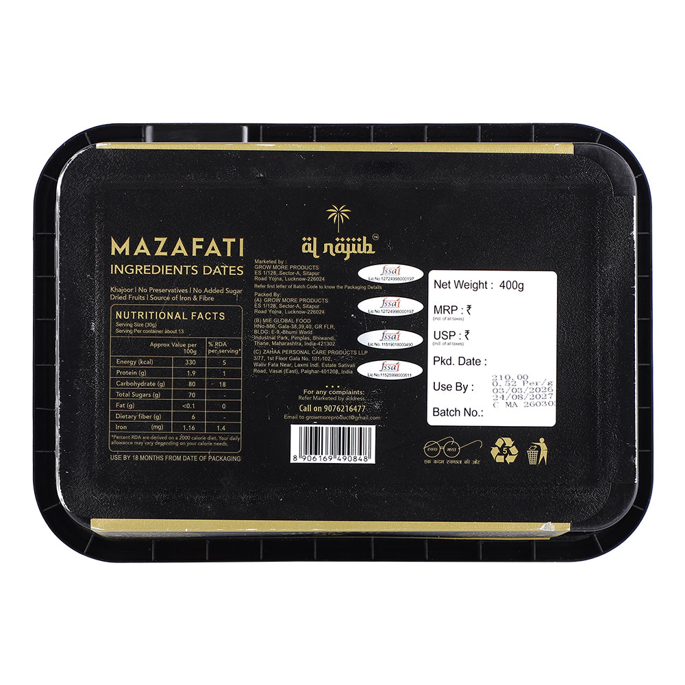 Al Najiib Mazafati Dates Pack of 2