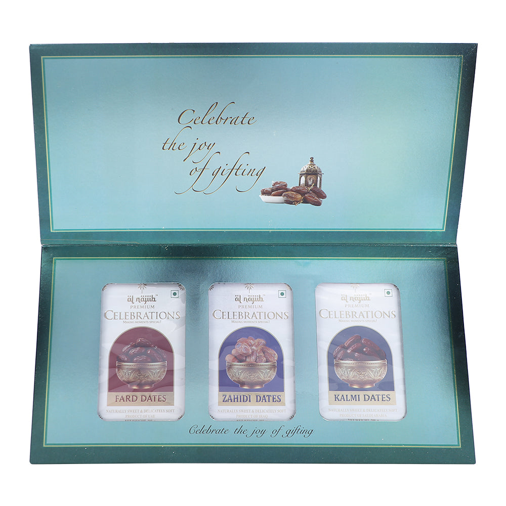 Al Najiib Dates Gift Box Pack of 3